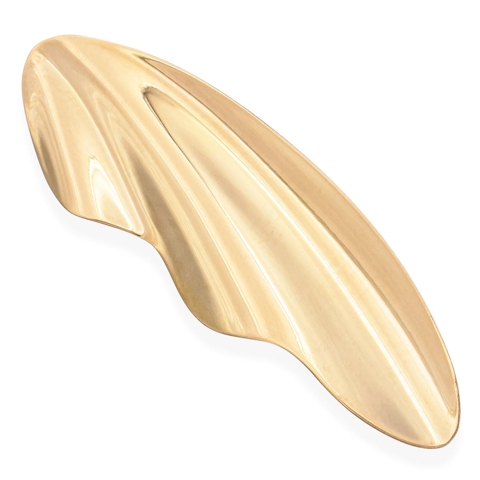 Donna Ciondolo verticale Elsa Peretti for Tiffany & Co. in oro giallo 18 ct. in vendita