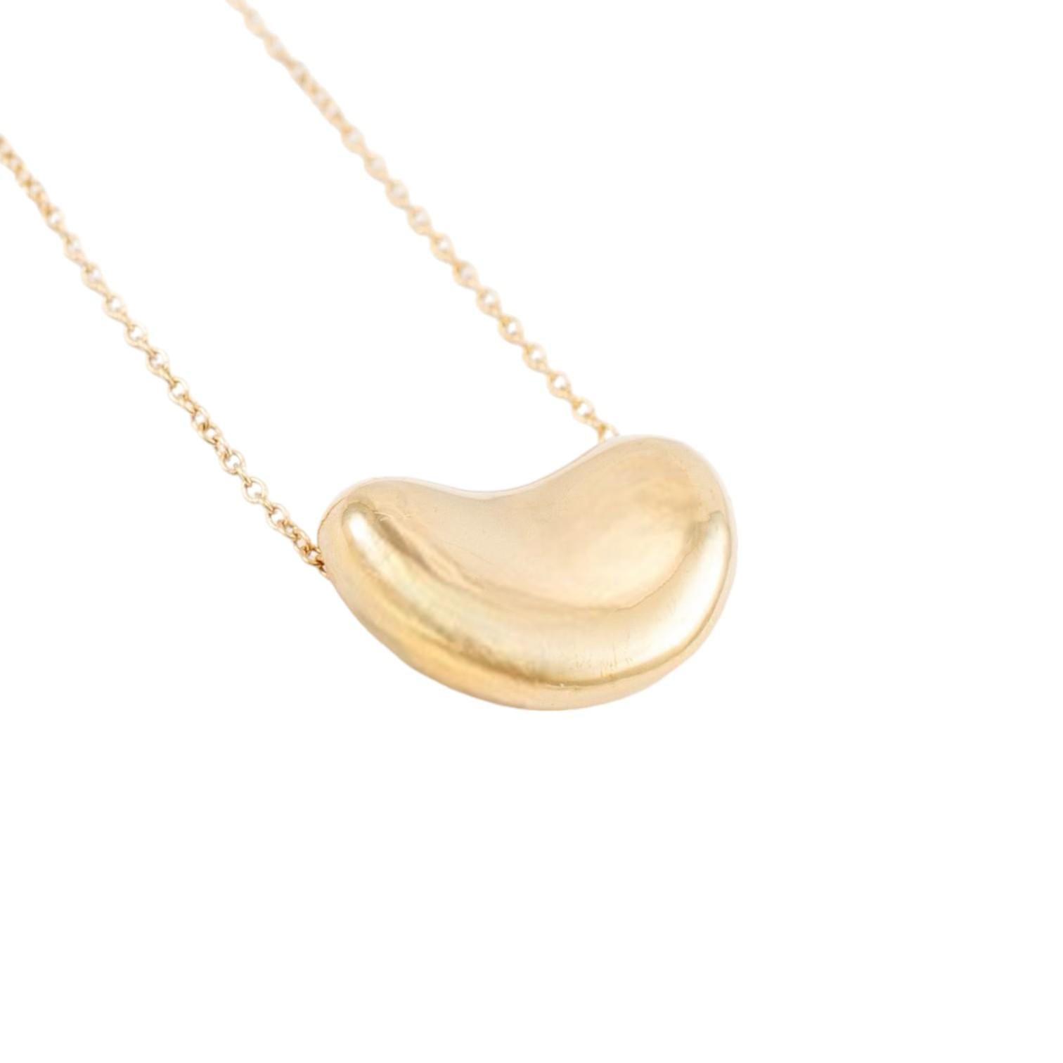tiffany bean necklace