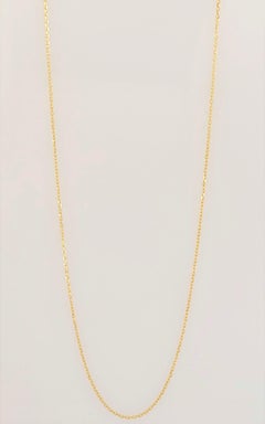 Tiffany Co 18k Yellow Gold Elsa Peretti Necklace Chain 20" Inch