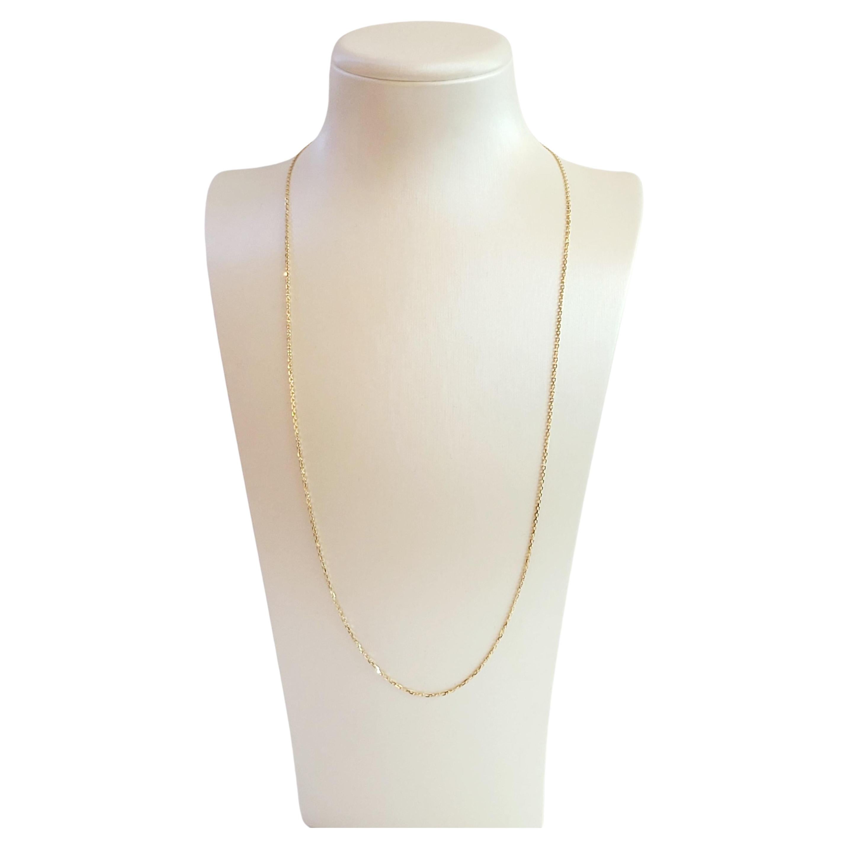 Tiffany Co 18k Yellow Gold Elsa Peretti Necklace Chain 20" Inch