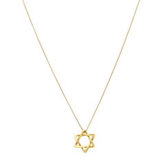 Tiffany & Co. Pendentif étoile de David Elsa Peretti en or jaune 18 carats