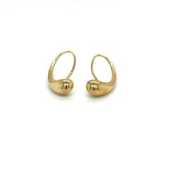 Tiffany & Co. 18k Yellow Gold Elsa Peretti Teardrop Earrings