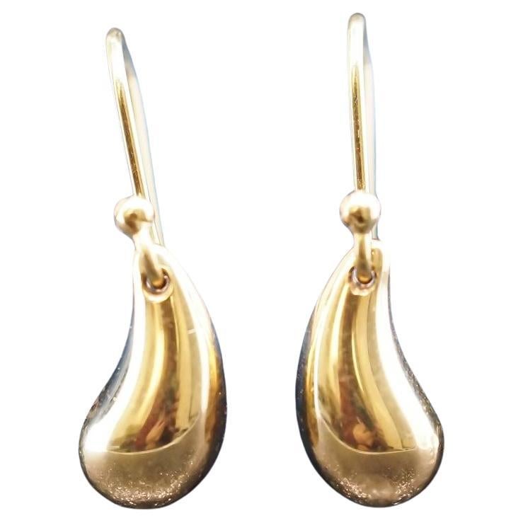 Tiffany & Co. 18K Yellow Gold Elsa Peretti Teardrop Earrings