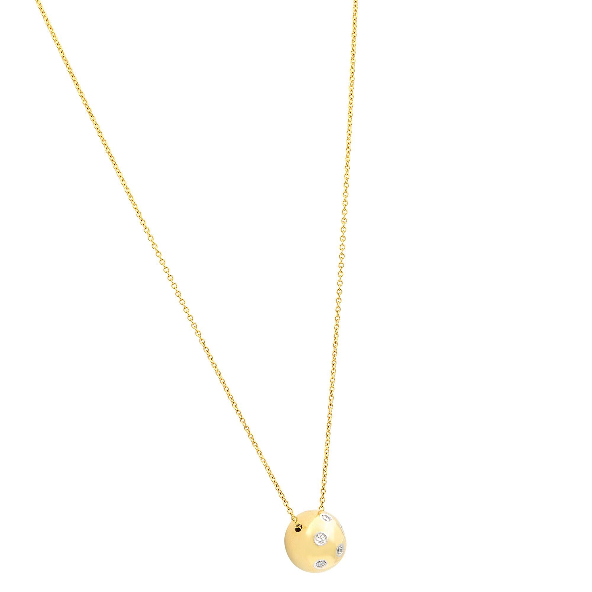 tiffany gold necklace