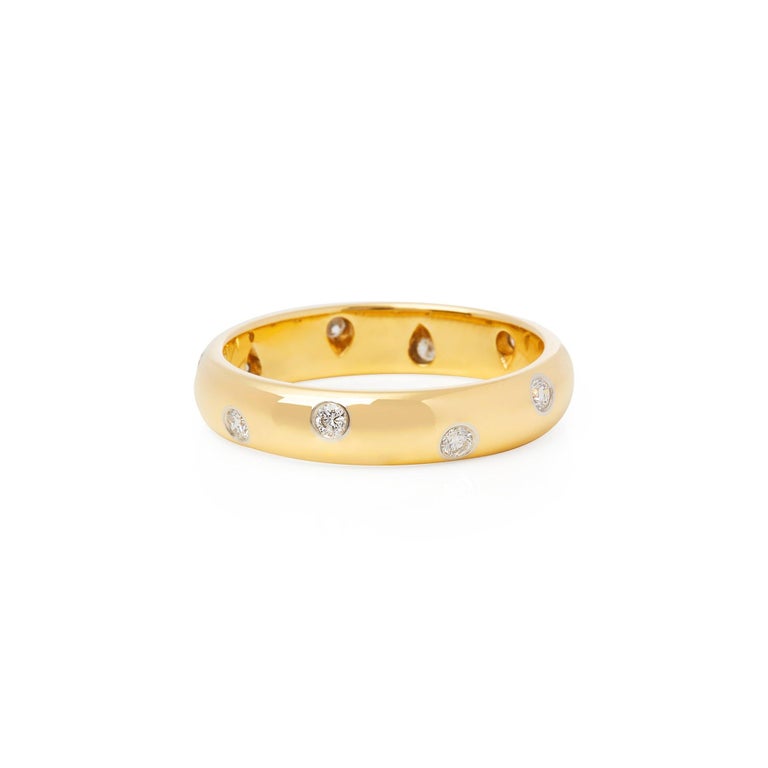 Tiffany and Co. 18 Karat Yellow Gold Etoile Ring at 1stDibs