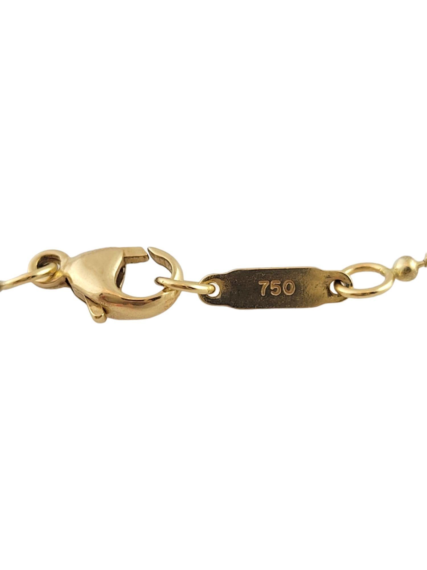 Tiffany & Co, collier pendentif en or jaune 18 carats avec perles graduées n° 14791 en vente 1