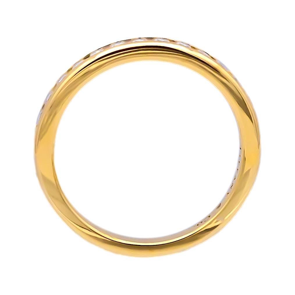 De las mujeres Tiffany & Co. Alianza de oro amarillo de 18 quilates 0,22 cts 2,5mm en venta