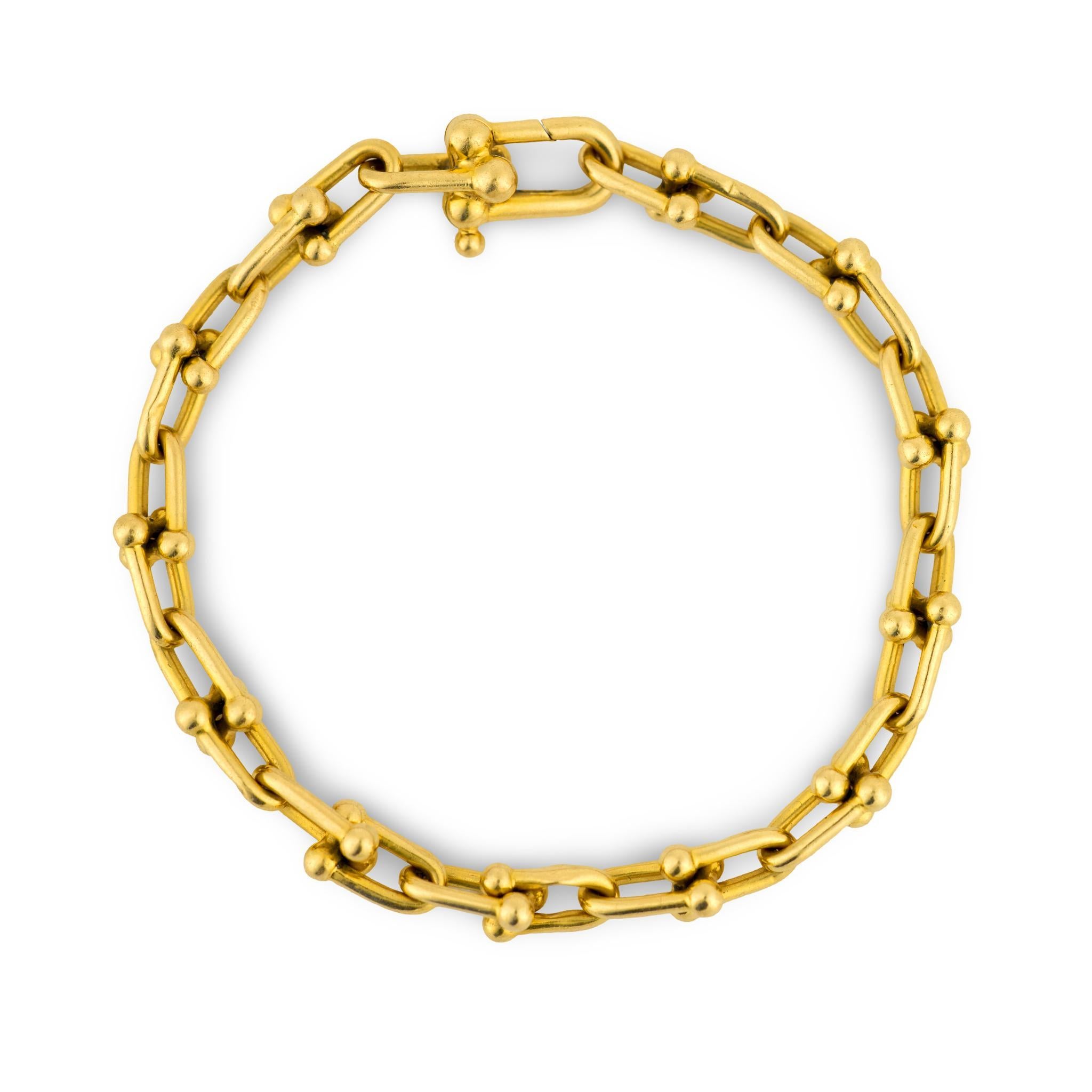Tiffany
Co. 18k yellow gold HardWear link bracelet