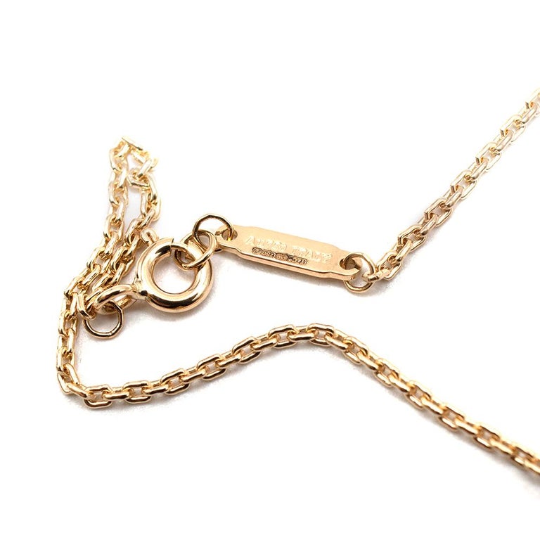 Tiffany and Co 18k Yellow Gold HardWear Link Pendant at 1stDibs