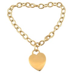 Tiffany & Co. 18K Yellow Gold Heart Bracelet