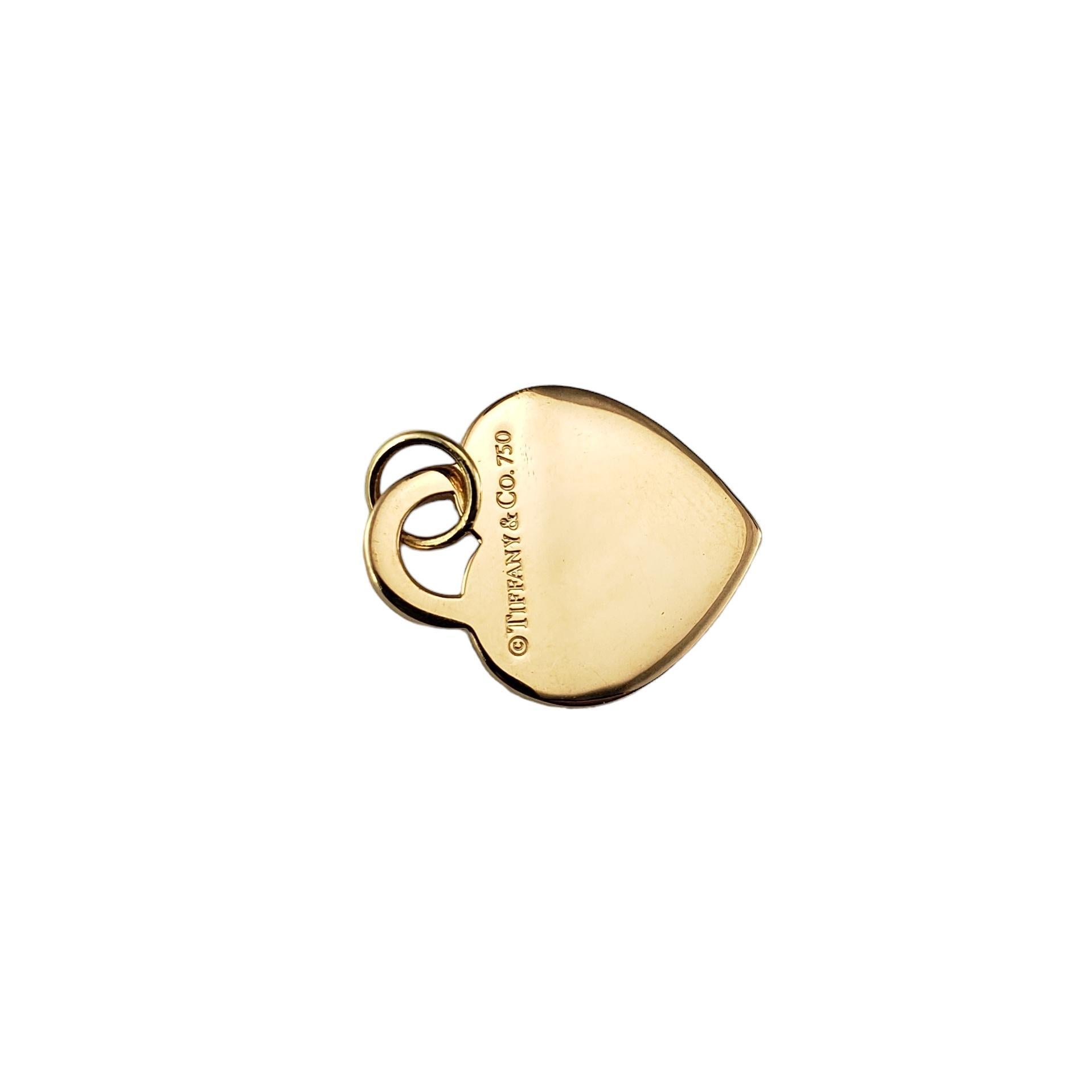 Women's Tiffany & Co. 18K Yellow Gold Heart Charm Pendant #18045
