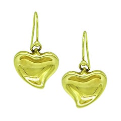 Orecchini a cuore in oro giallo 18k di Tiffany & Co.