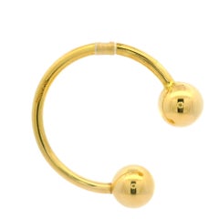 Tiffany & Co. 18k Yellow Gold Horseshoe Barbell Screw Off End Ball Keychain