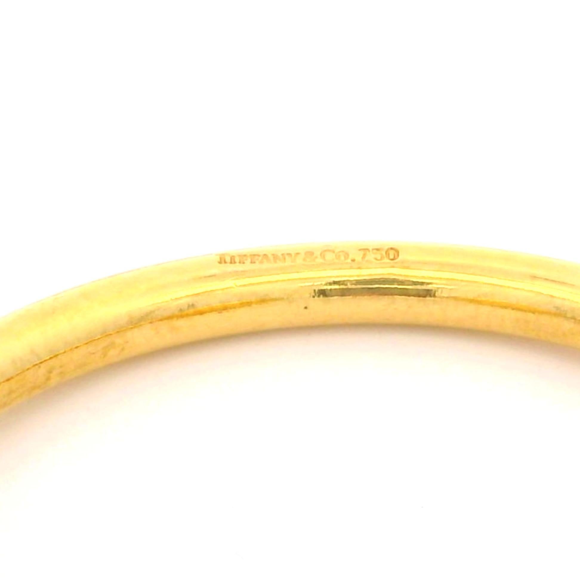 Tiffany & Co. Ferro di cavallo in oro giallo 18k Portachiavi a forma di palla con chiusura a vite in vendita 2