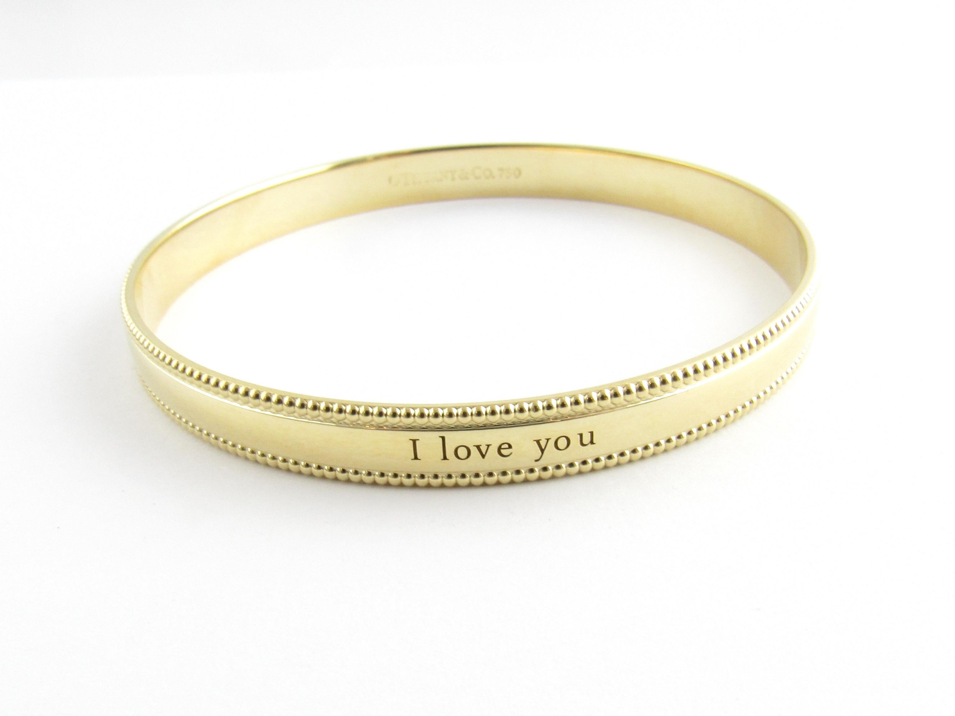 tiffany love bracelet gold