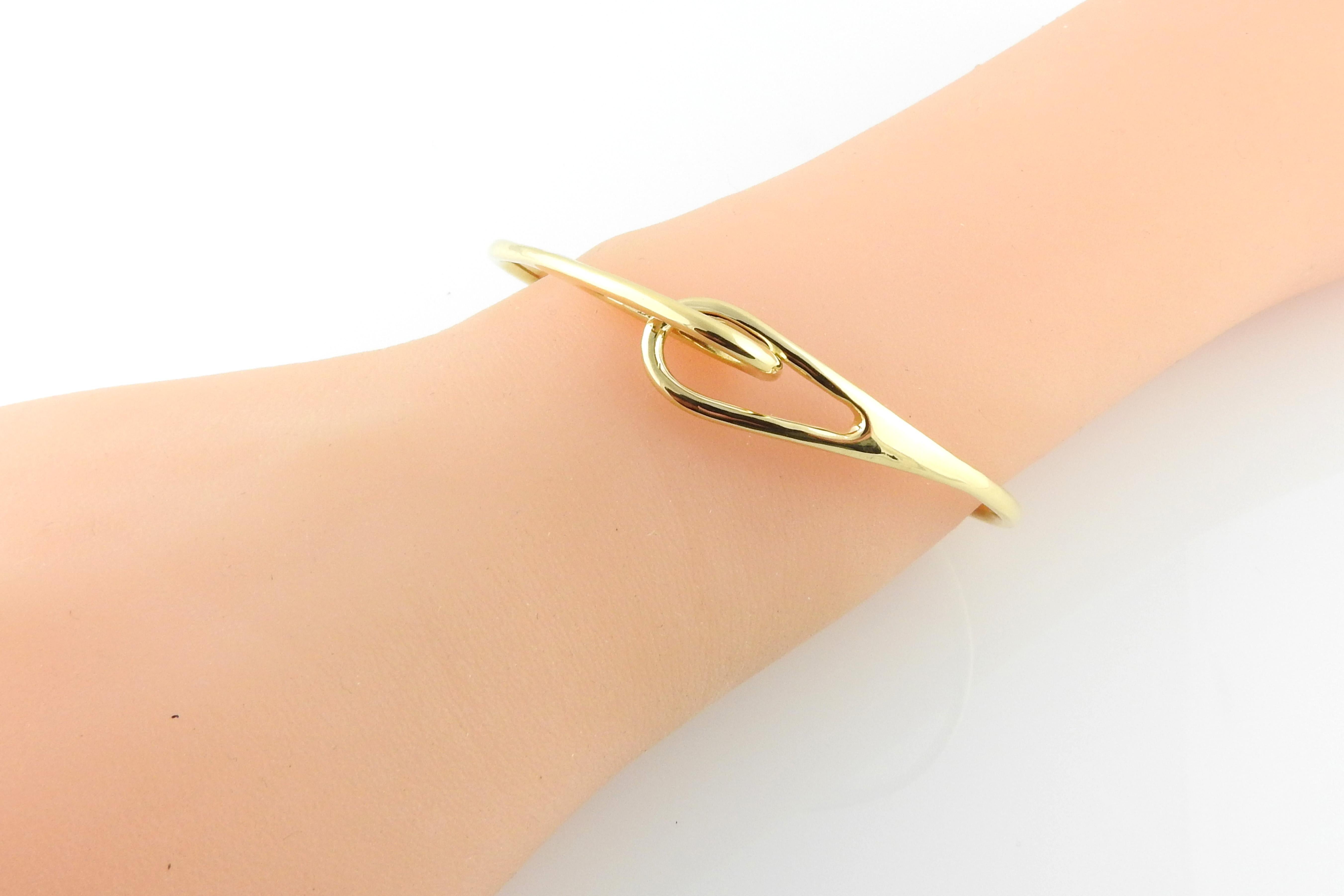 gold loop bracelet
