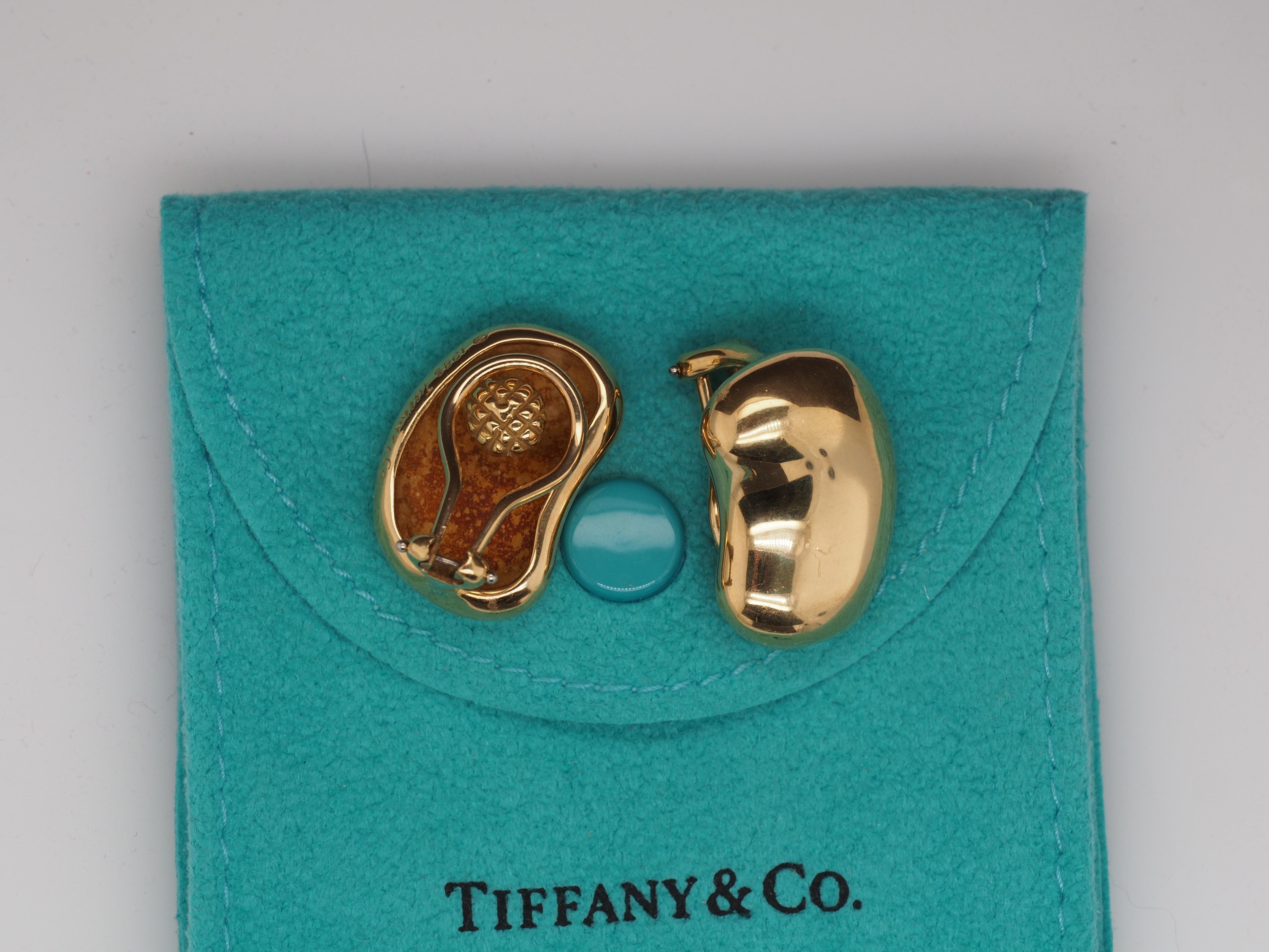 Boucles d'oreilles JUMBO en or jaune 18 carats par Elsa Peretti pour Tiffany & Co. Bon état - En vente à Atlanta, GA