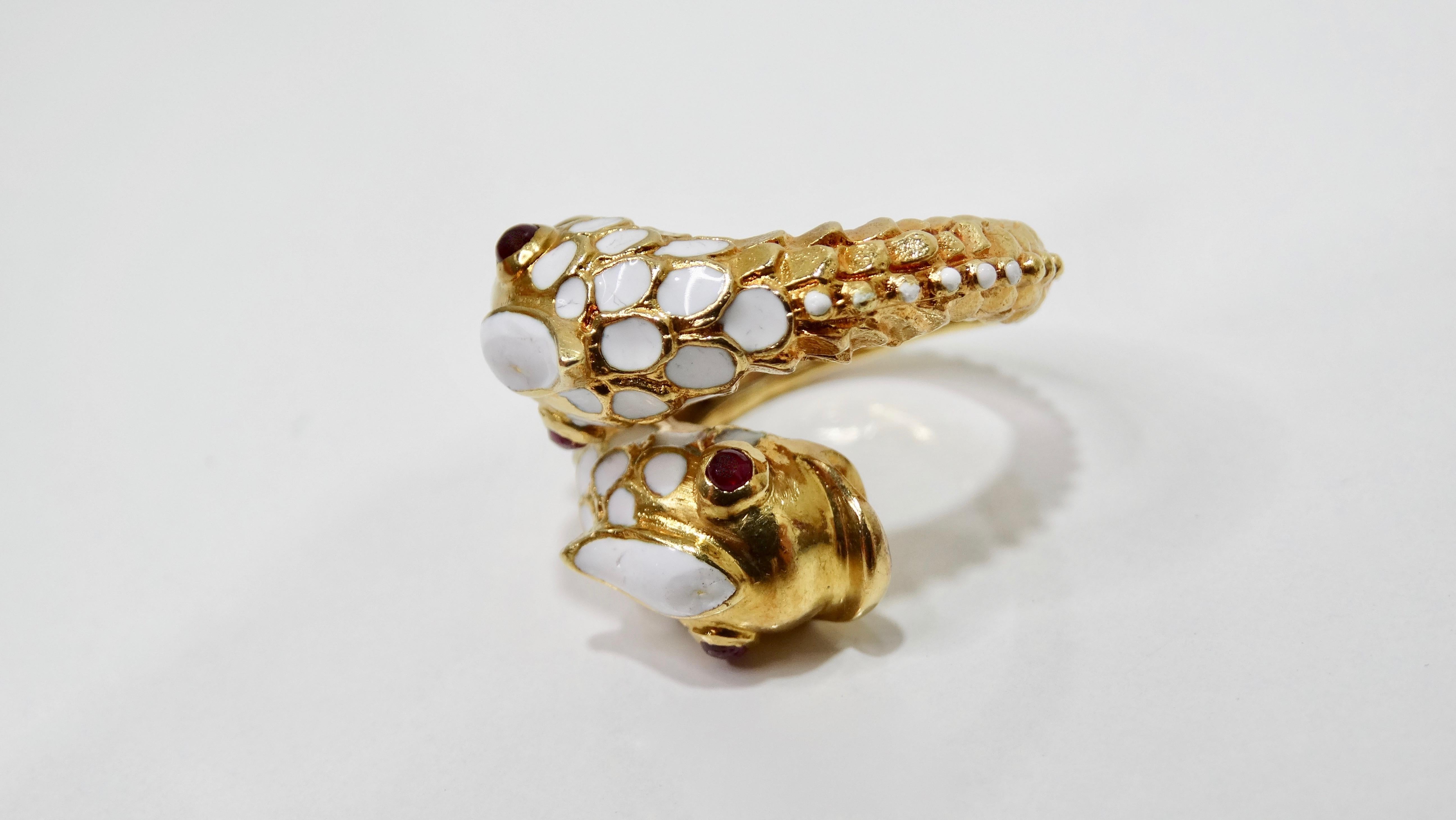 Cabochon Tiffany & Co. Koi Fish 18k Yellow Gold Ring