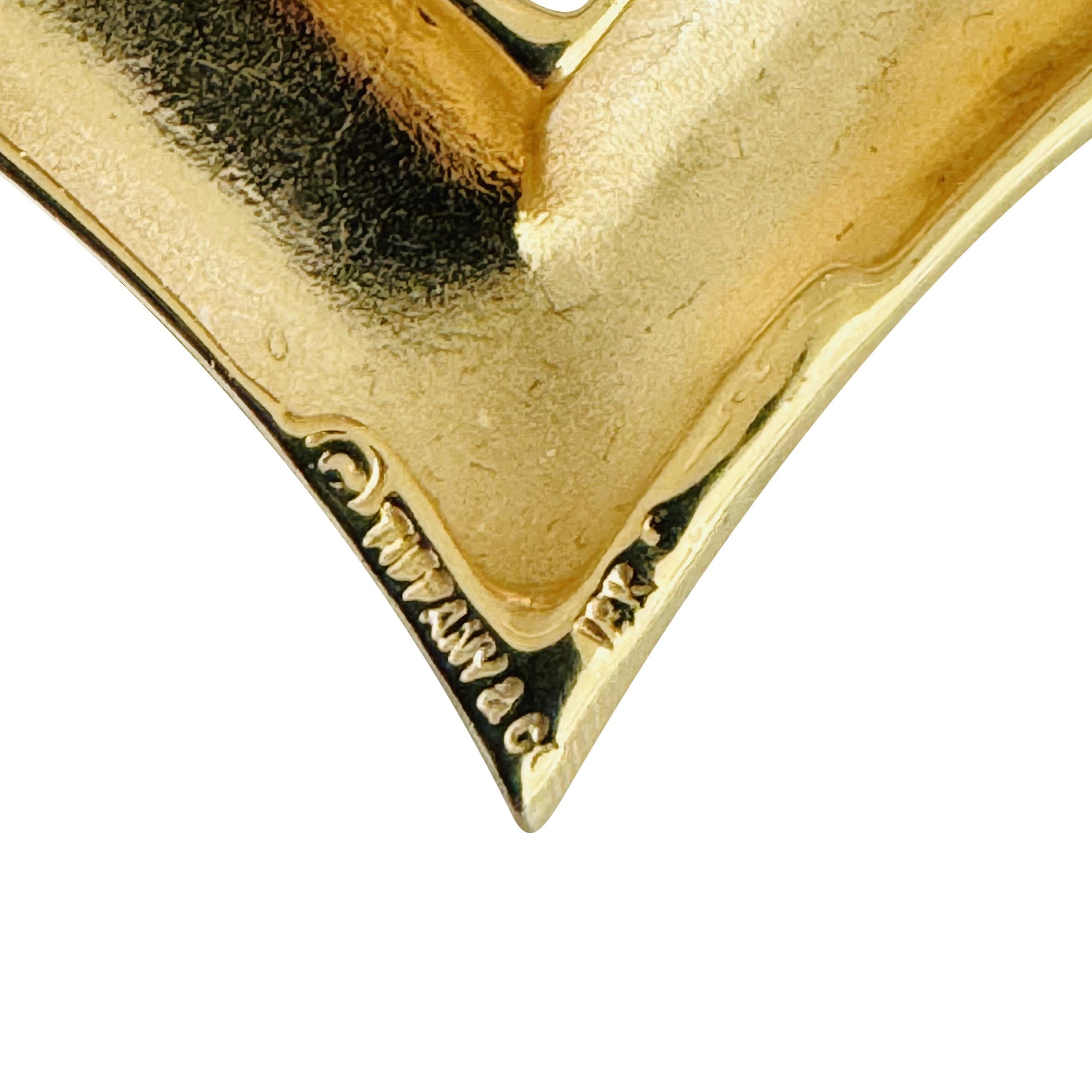 Tiffany & Co. 18k Yellow Gold Large Seagull Pin Brooch 1