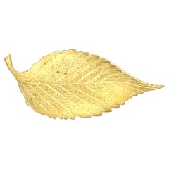 Tiffany 
Co. 18k Yellow Gold Leaf Brooch/Pin
