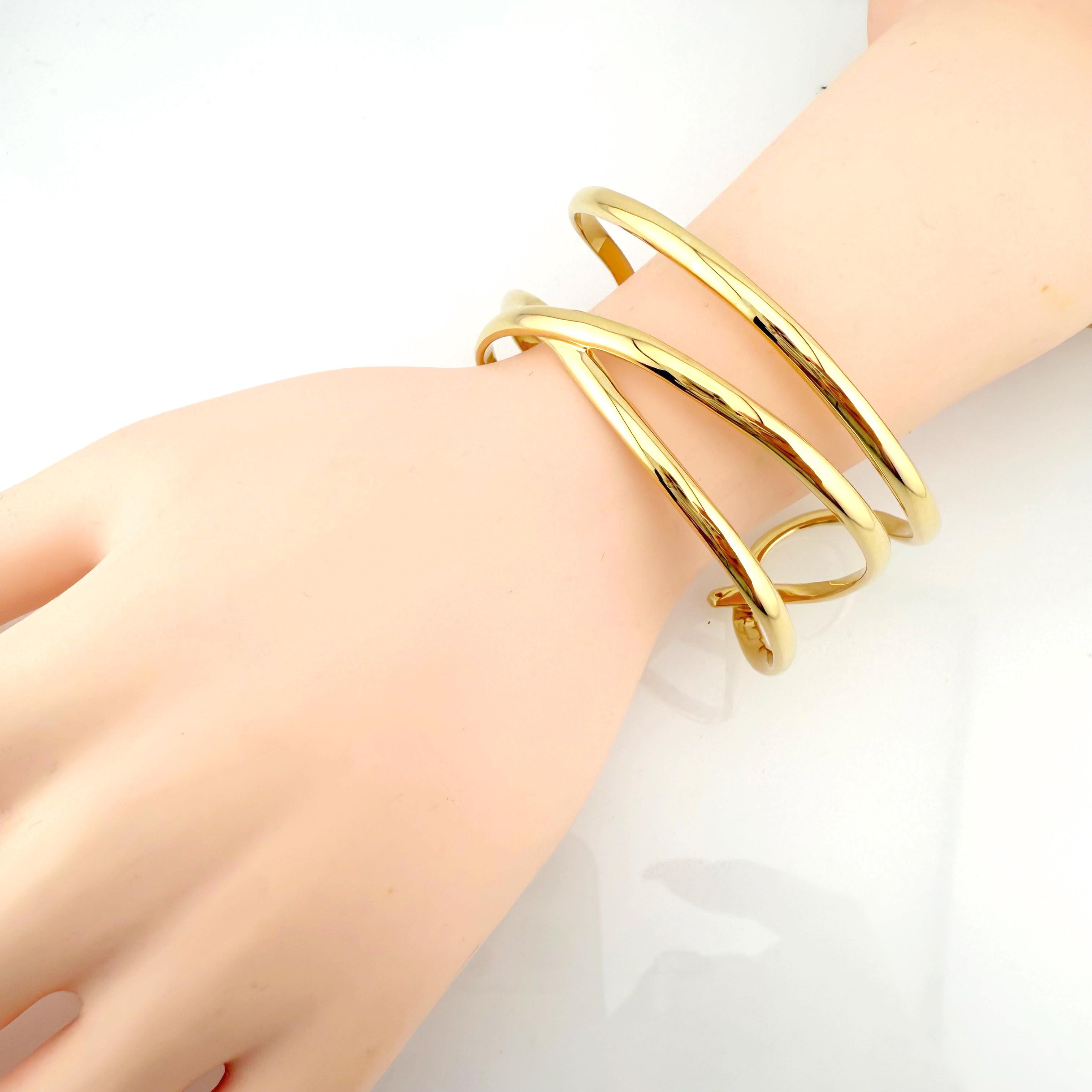 Tiffany & Co Bracelet à boucles en or jaune 18k en vente 6