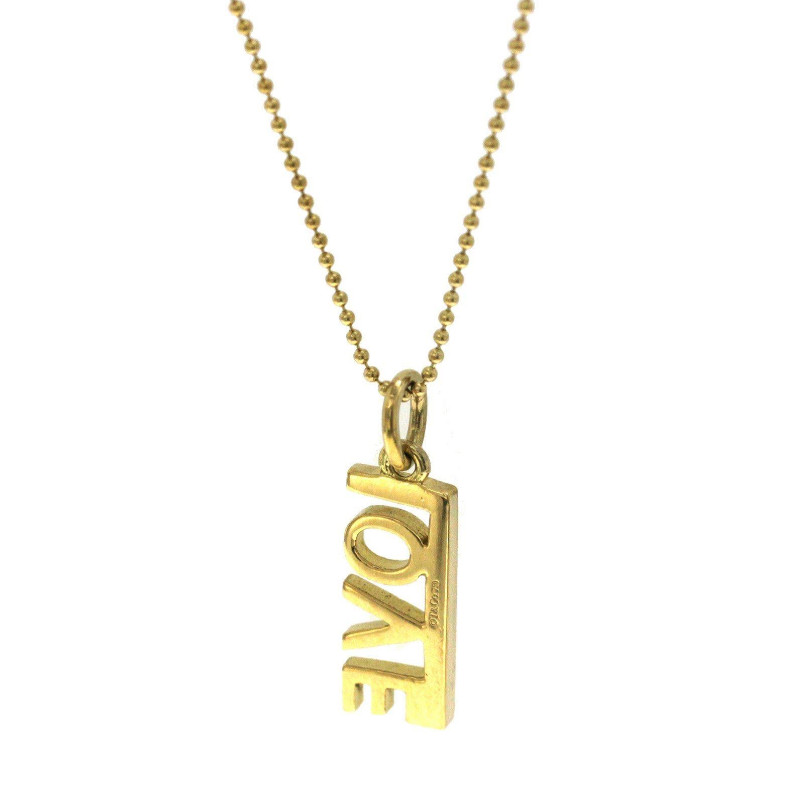 Women's Tiffany & Co. 18 Karat Yellow Gold Love Necklace