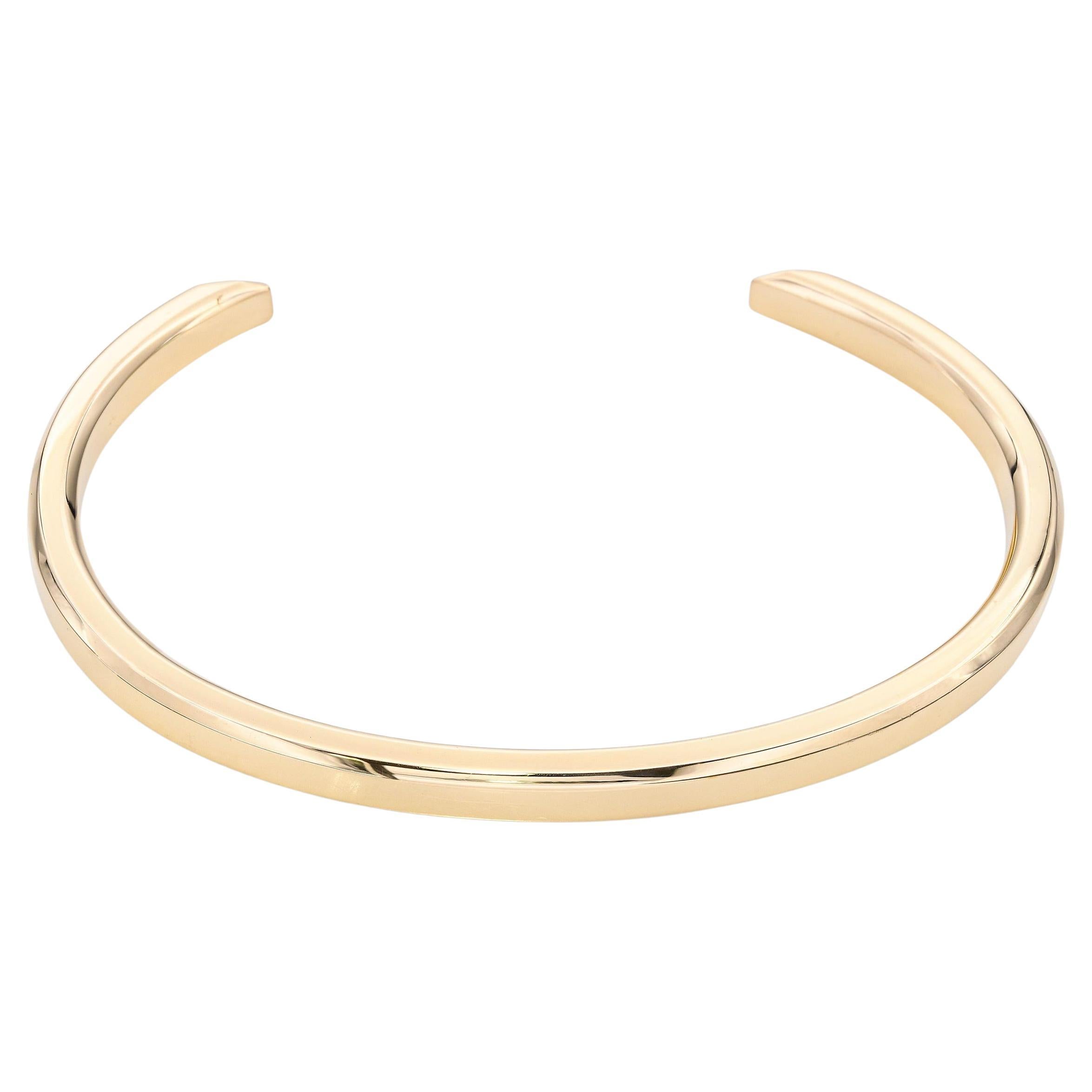 Tiffany & Co. 18k Yellow Gold Makers Cuff Bracelet