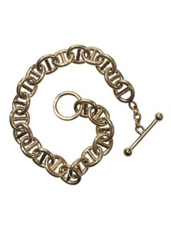 Tiffany & Co. 18K Gelbgold Mariner Link Toggle Armband #25230