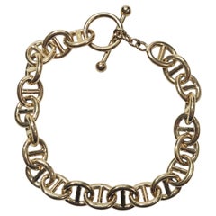 Tiffany & Co. 18K Gelbgold Mariner Link Toggle Armband #25230