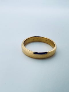 Tiffany & Co. Herren-Klassikring aus 18-karätigem Gelbgold, Größe 10 3/4