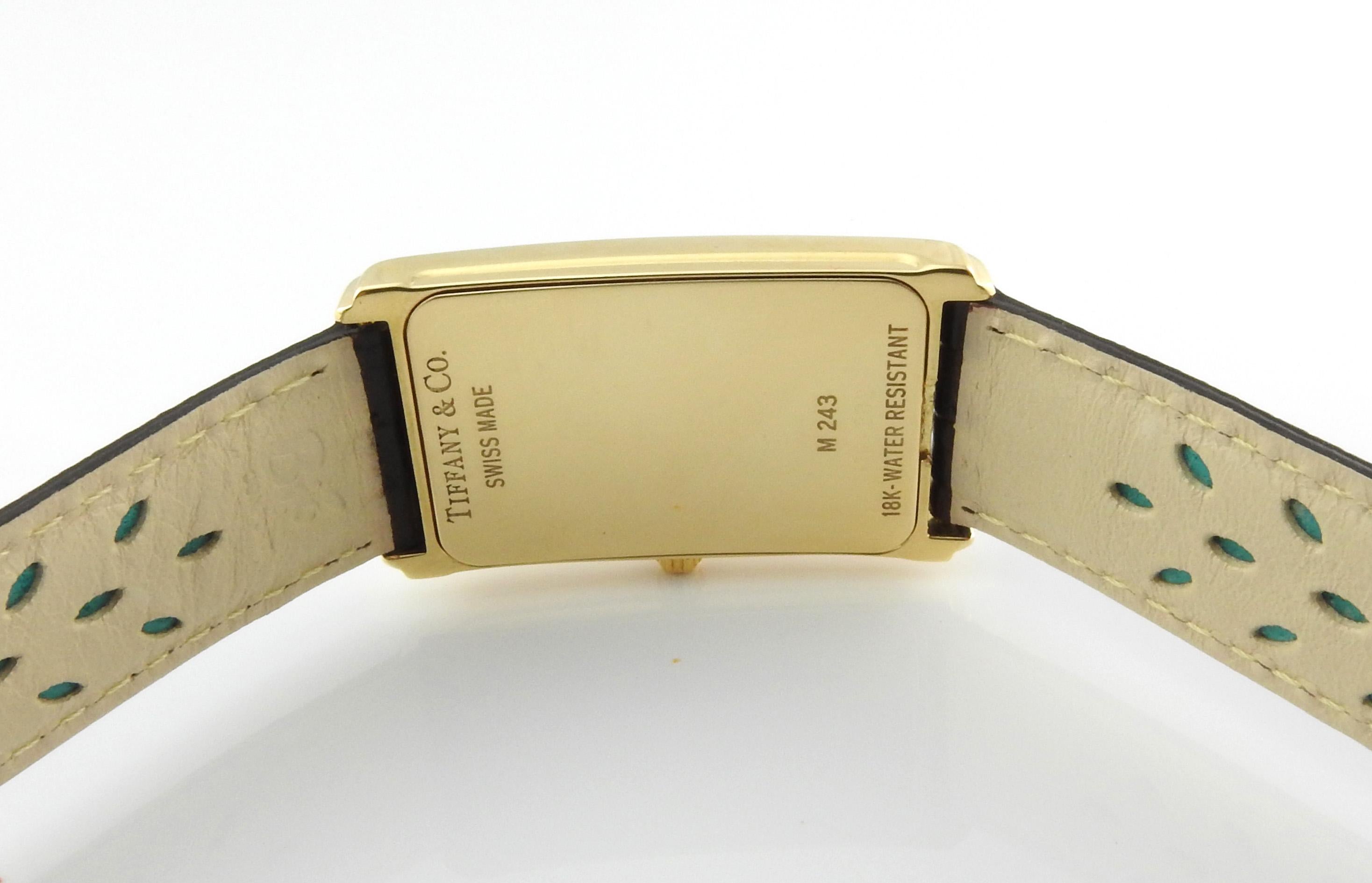 mens gold rectangle watch