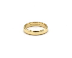 Tiffany & Co. 18 Karat Yellow Gold Men's Wedding Band Ring