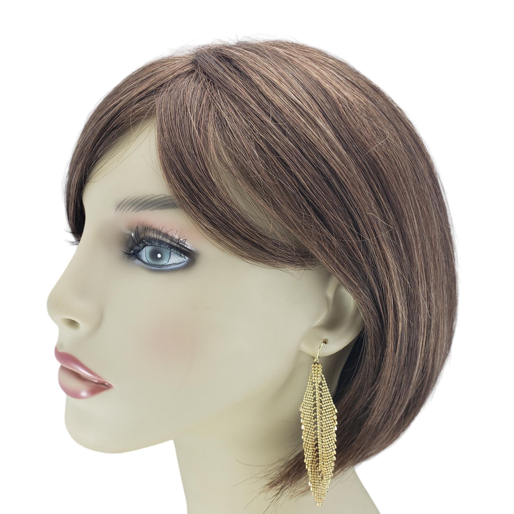 Tiffany & Co. 18K Yellow Gold Mesh Fringe Dangle Earrings #17329 For Sale 3