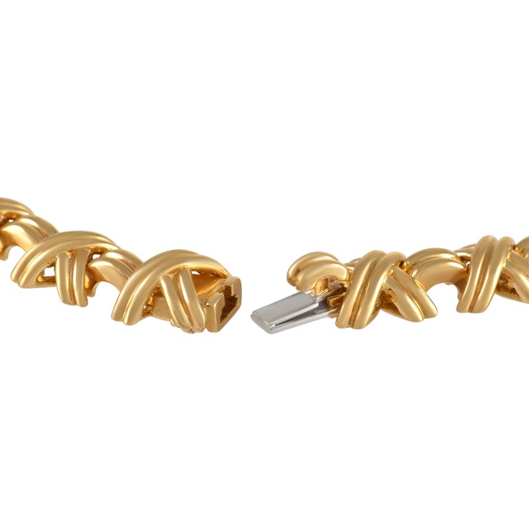 Tiffany and Co. 18K Yellow Gold Necklace at 1stDibs