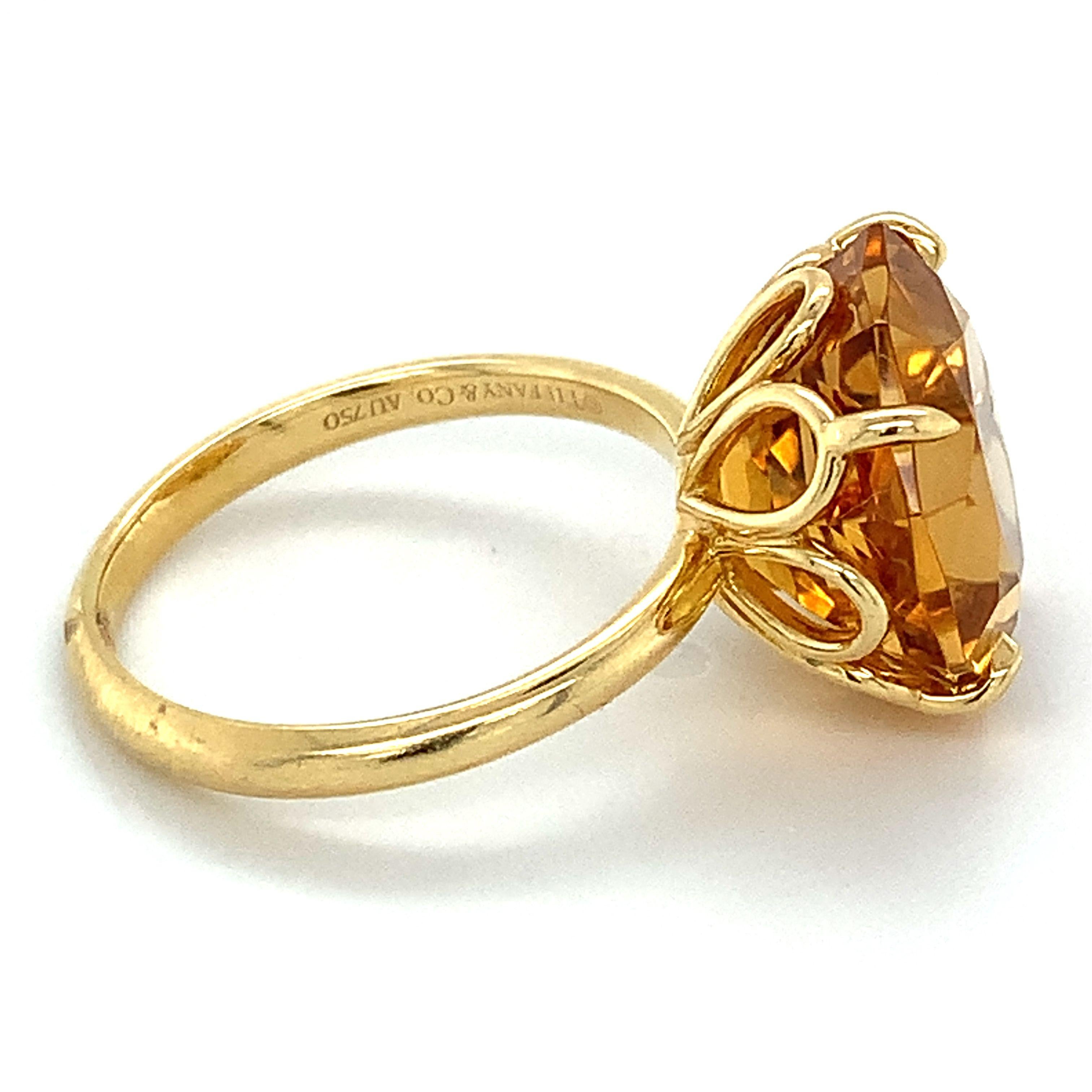 tiffany and co citrine ring