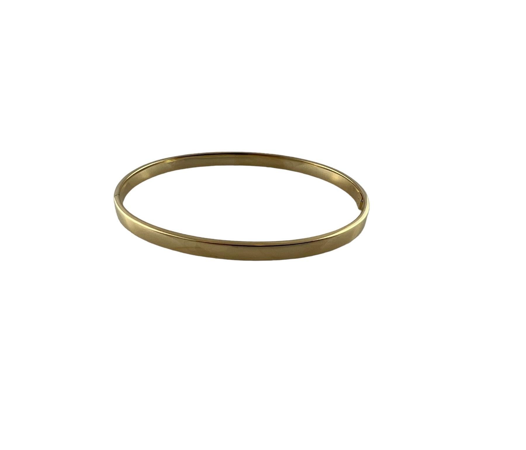 Women's Tiffany & Co. 18K Yellow Gold Oval Bangle Bracelet #15735