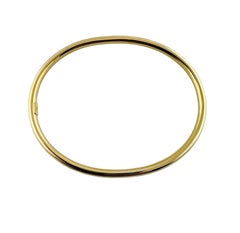 Tiffany & Co. 18K Yellow Gold Oval Bangle Bracelet #16674