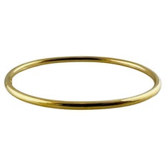 Tiffany & Co. 18K Yellow Gold Oval Bangle Bracelet #16674