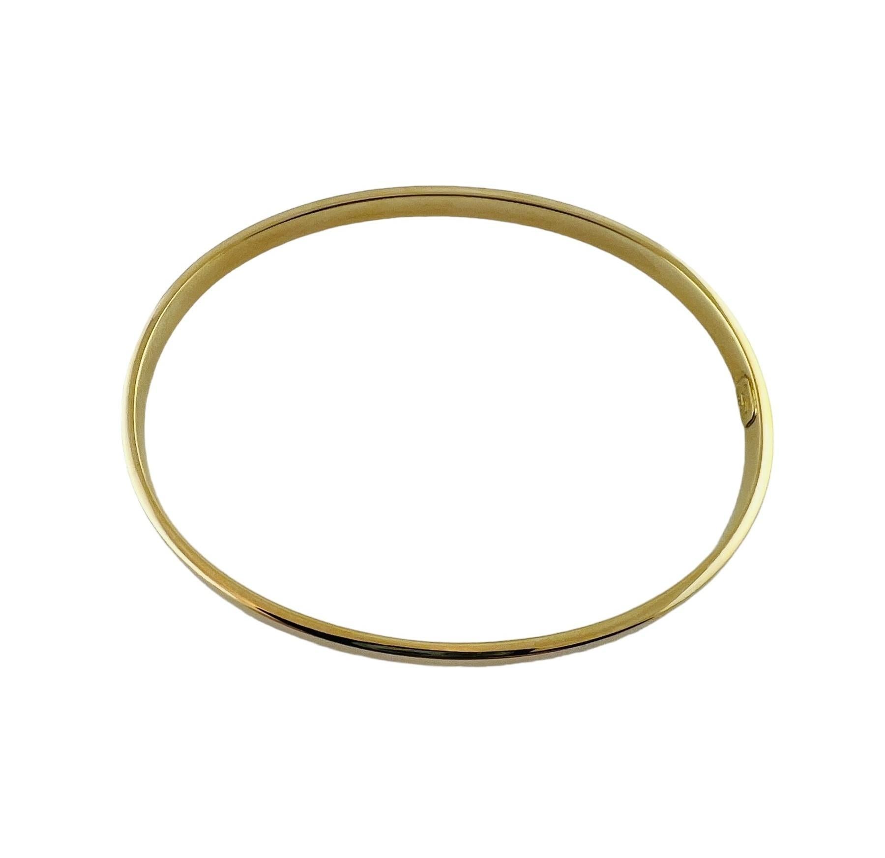 Tiffany & Co. 18K Yellow Gold Oval Bangle Bracelet #16675 3