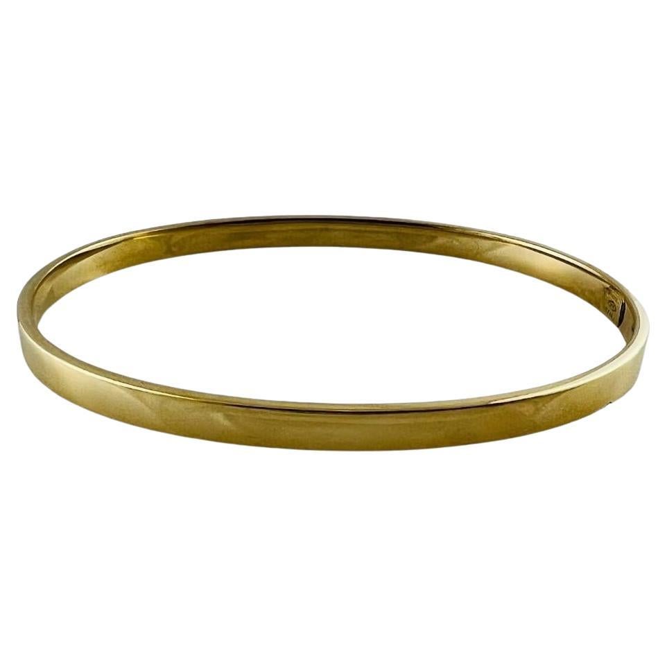 Tiffany & Co. 18K Yellow Gold Oval Bangle Bracelet #16675