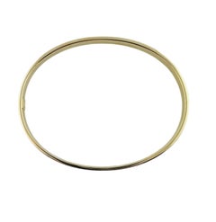 Tiffany & Co. 18K Yellow Gold Oval Bangle Bracelet #16676