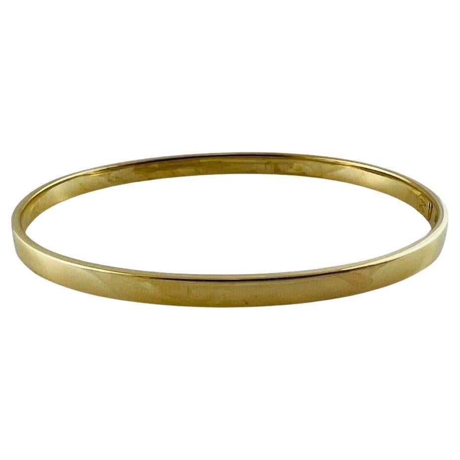 Tiffany & Co. 18K Yellow Gold Oval Bangle Bracelet #16676