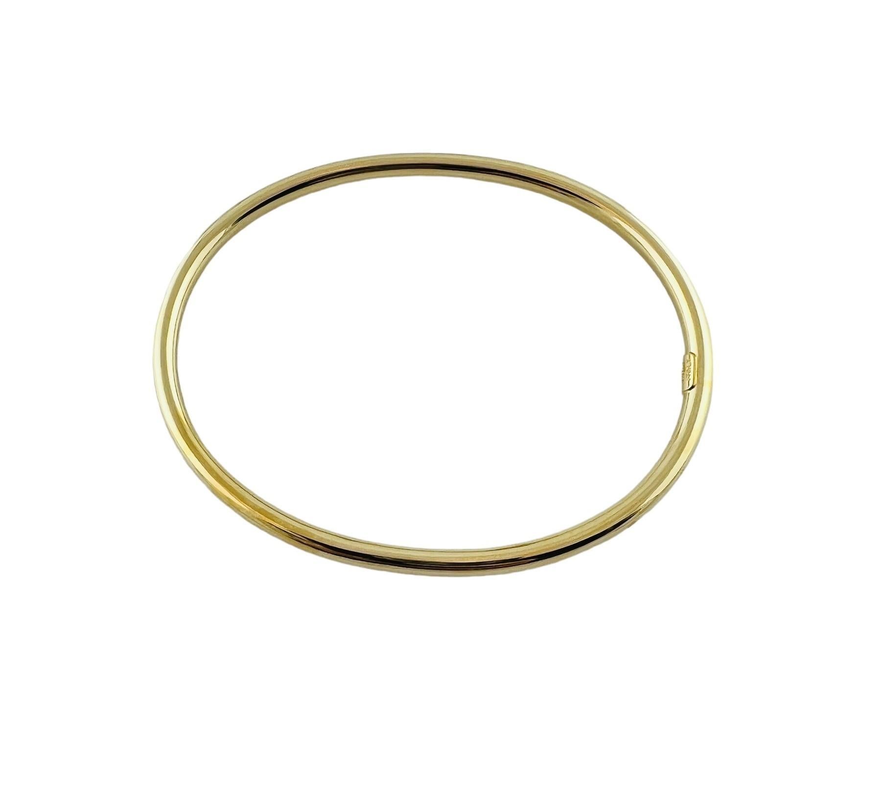 Women's Tiffany & Co. 18K Yellow Gold Oval Bangle Bracelet #16680
