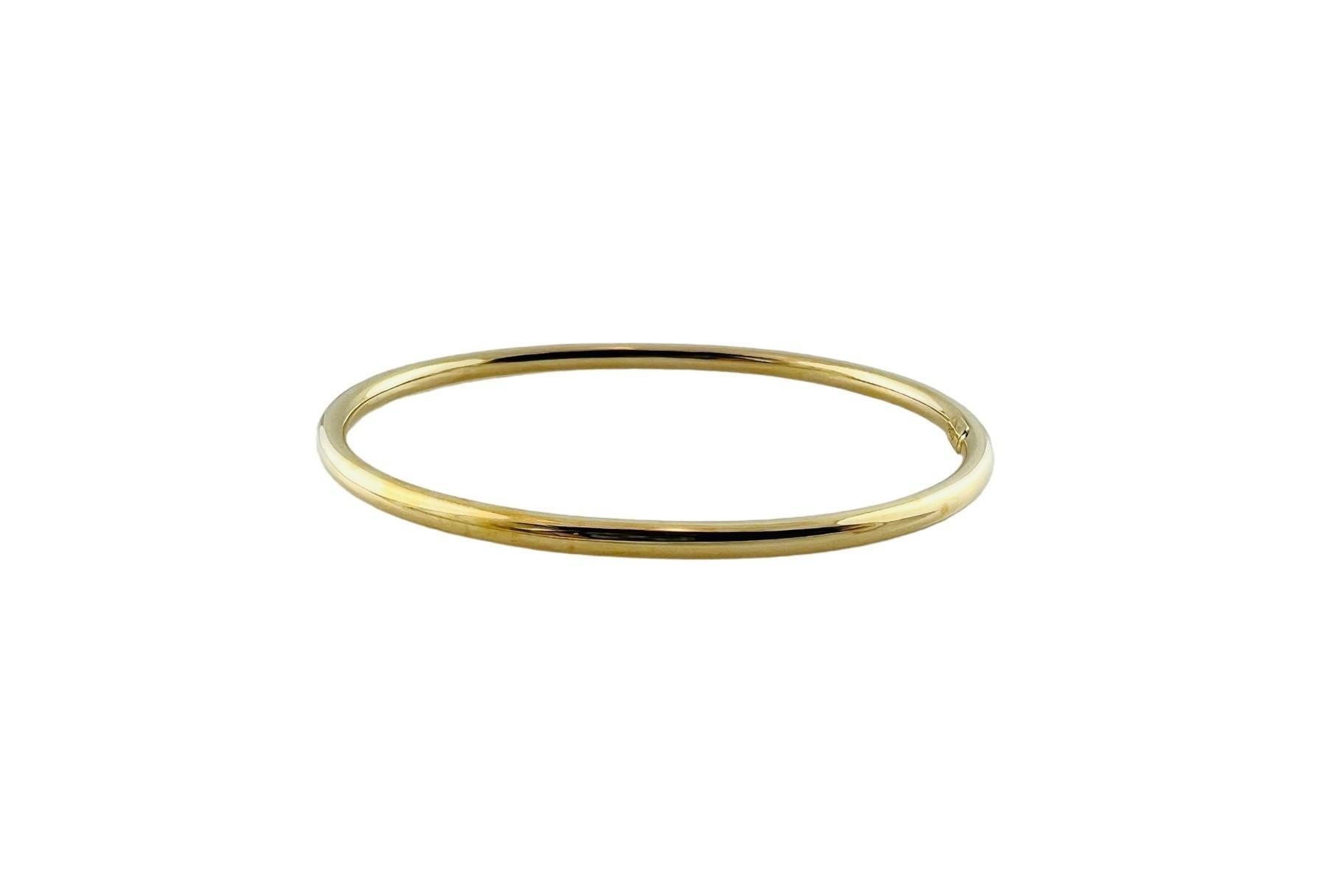 Tiffany & Co. 18K Yellow Gold Oval Bangle Bracelet #16680 5