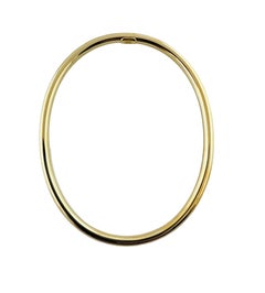 Tiffany & Co. 18K Yellow Gold Oval Bangle Bracelet #16746