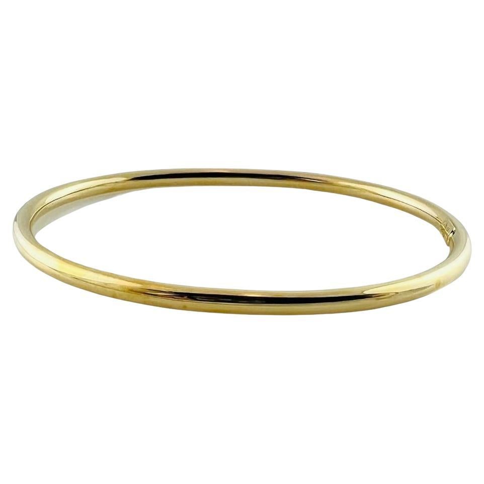Tiffany & Co. 18K Yellow Gold Oval Bangle Bracelet #16746