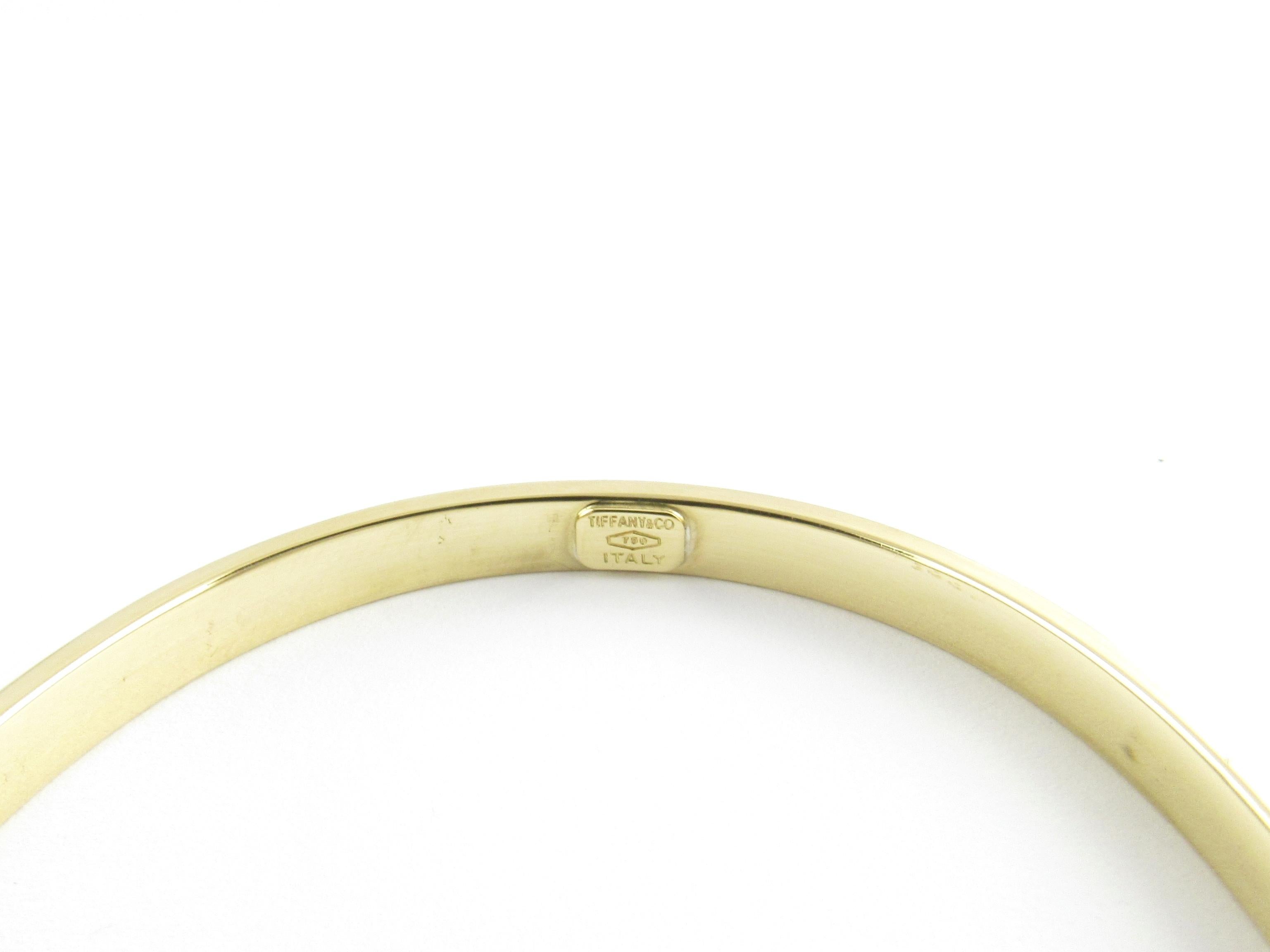 tiffany & co bangle gold