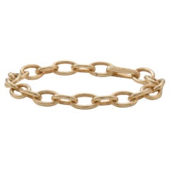 Tiffany & Co. 18K Yellow Gold Oval Link Chain Bracelet