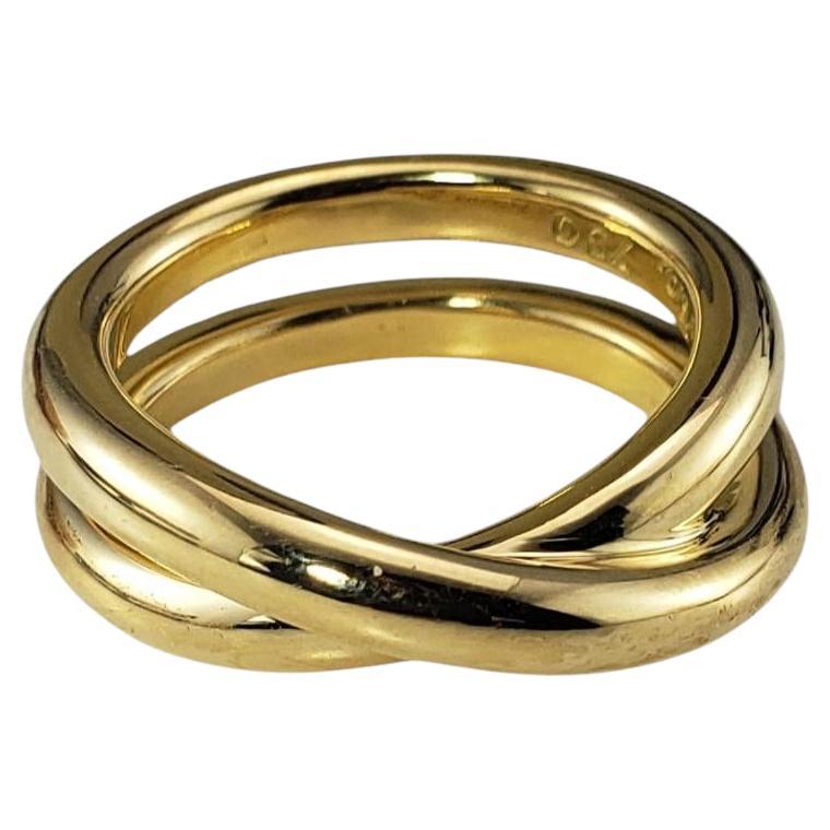 Tiffany & Co. 18K Yellow Gold Paloma Picasso Crossover Ring Size 7 #19875