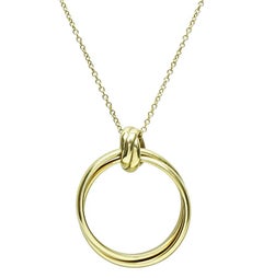 Tiffany & Co. Collana con ciondolo Paloma Picasso for Tiffany & Co. in oro giallo 18 carati